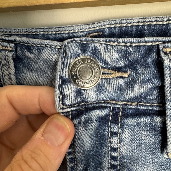 Silver Jeans Women's SUKI Slim Bootcut Faded Blue Jeans Size W27 Stretch Casual - Picture 2 of 16